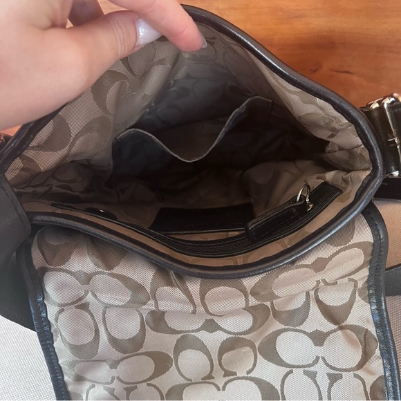 Coach Bags Vintage Coach 9335 Black Leather Legacy Studio Flap